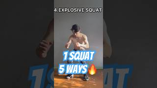 1 Squat. 5 Ways 🔥