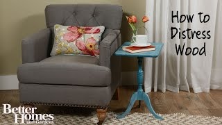 How to Distress Wood