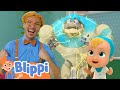 Blippi Meets ARPO The Robot! | Sing and Dance Along | @ARPO The Robot | Learn with Blippi | Moonbug