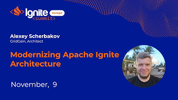 Modernizing Apache Ignite Architecture