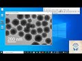 Particle Size Analysis from TEM Micrograph