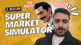 🛒 Supermarket Simulator 2. Bölüm  Market Genişletme, Raf Kurulumu, Kasiyer ve Depo Açılışı! 🏪 screenshot 4