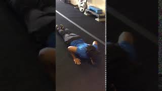 BW push-up w/3 sec pause on bottom