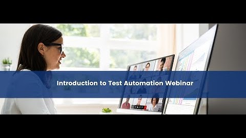 Introduction to Test Automation | 14/03/23