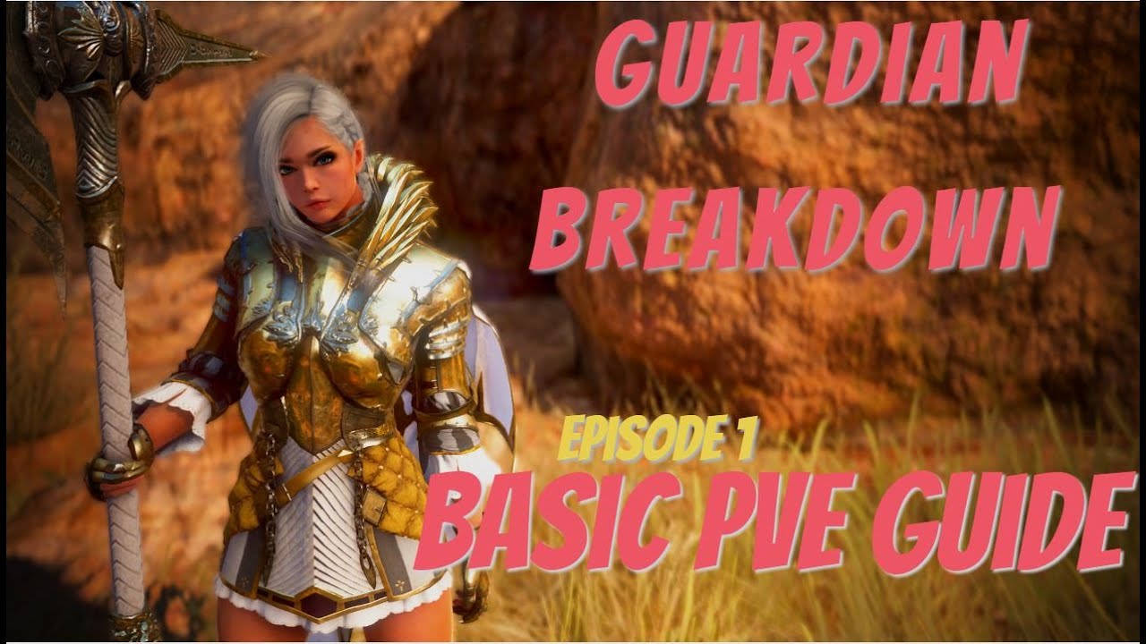BDO Console Guardian Breakdown Episode 1 Basic PvE Guide YouTube