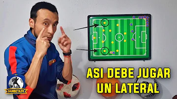 ¿Cómo tiene que jugar un lateral?