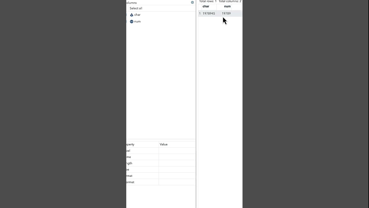 Ширина информации может влиять на преобразование символов в числа