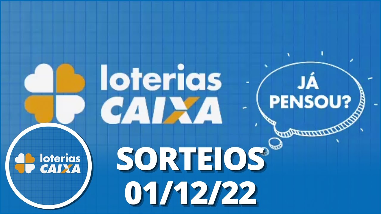 Loterias CAIXA: Quina, Lotofácil e mais 01/12/2022