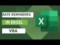 Automated Excel Reminder: A Step-by-Step Guide to Automated Date-Based Notifications with VBA Macros