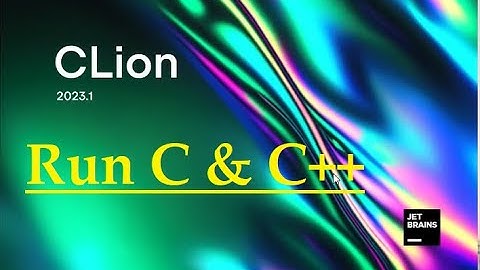 How to run c & c++ in CLion