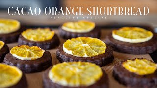 Cacao Orange Shortbread ☆ カカオオレンジショートブレッドの作り方