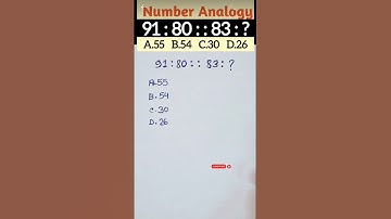 Number Analogy Reasoning Short Tricks #reasoning #shorttricks #rrbntpc #rrb #ssccgl #rrbgd #sscchsl