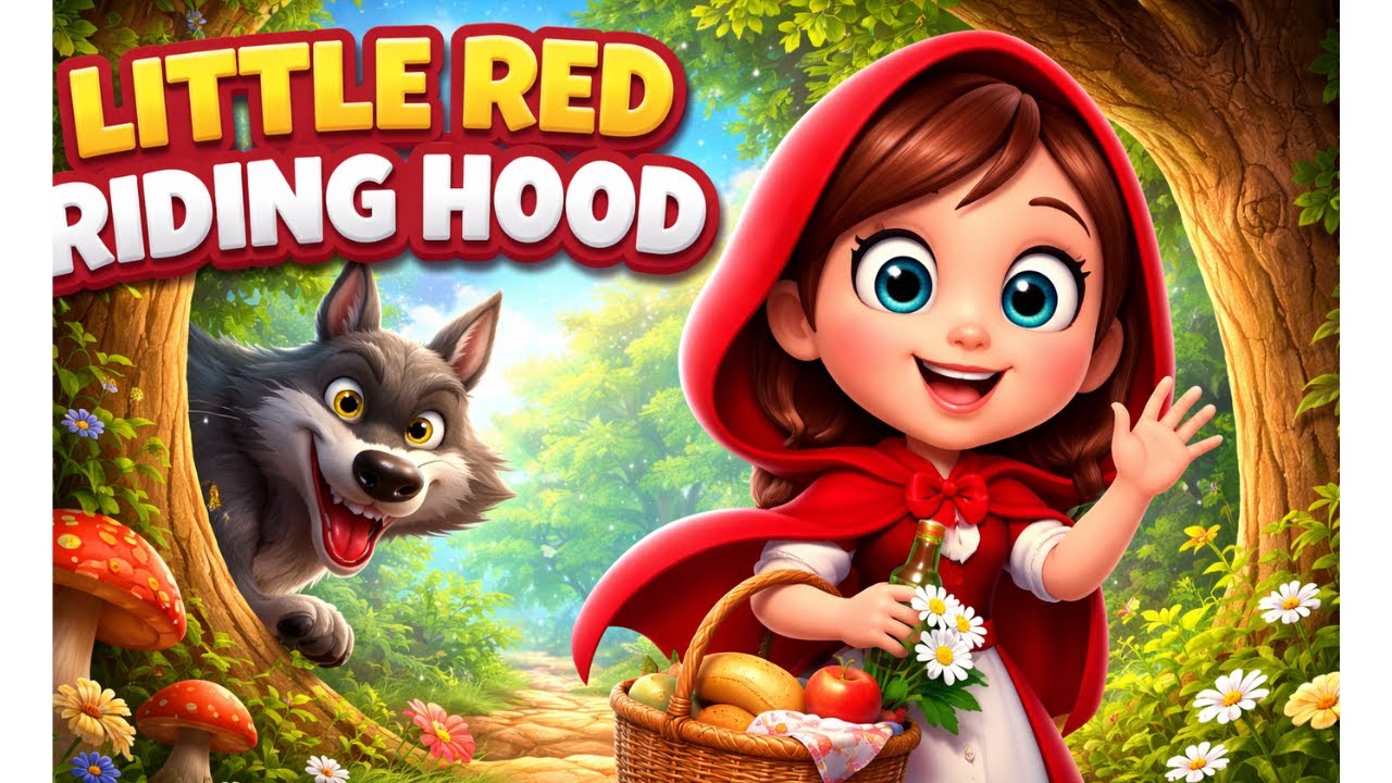 Little Red Riding Hood | Kids Moral Story | Magic Letters Tv
