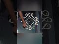 Daily rangoli for beginners 🌸 Easy kolam #rangoli #yt #ytshorts #trending #viral #new #art