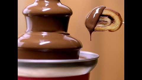 Chokladfontän med Gifflar