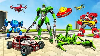 Scorpion Robot Car Mech Robot Transformation Game - Android Gameplay screenshot 2