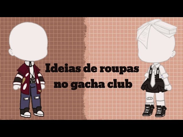 Ideias de roupas no gacha club!❄️ #gachaclub #roupas #original #CapCut