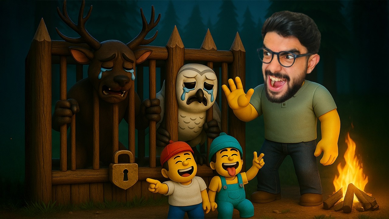 حبست البومة والغزال في سجن 99 ليلة 🔪