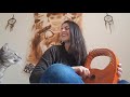 Lyre et chat qui chante - Improvisation par Evélina Simon