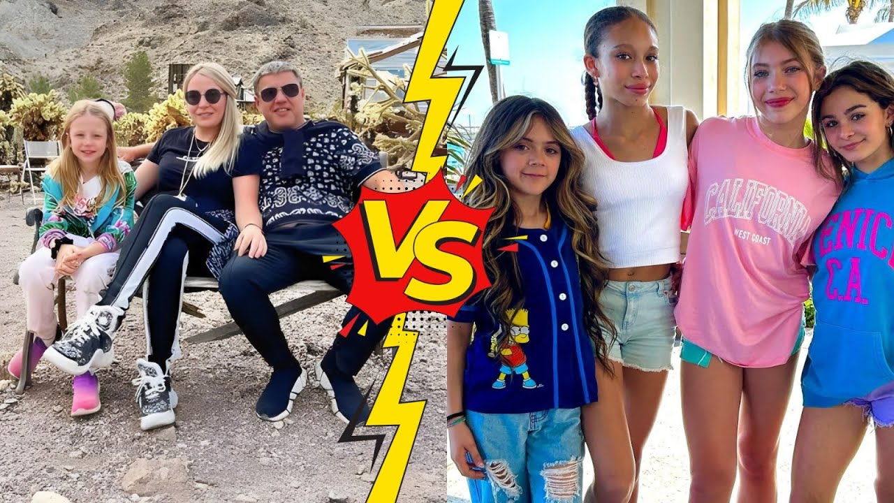Like Nastya Family vs Rock Squad Members Real Name & Ages 2025