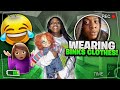 WEARING BINKS CLOTHES TO SEE HOW SHE REACTS ( HILARIOUS 🤣)