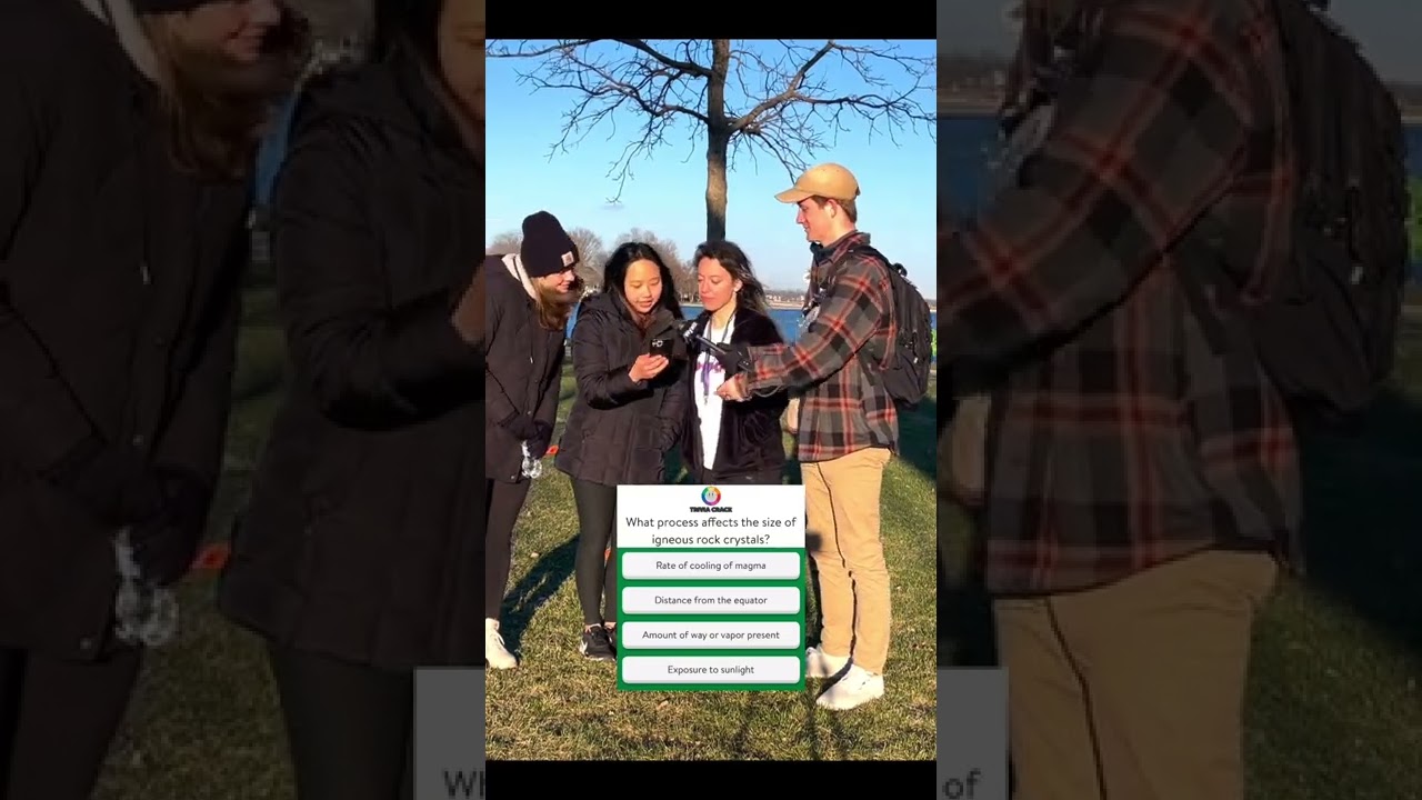 What process affects the size of igneous rock crystals?