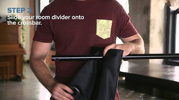 Freestanding Room Divider Kit How To Video #DivideAndConquer