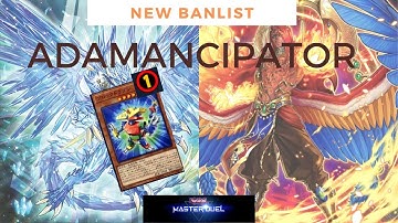 Adamancipator New Banlist! Block Dragon to one?No Problem! Yugioh Master Duel