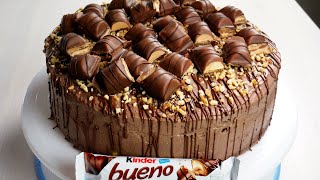 Торт Киндер Буэно. Шоколадный торт Kinder Bueno.