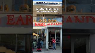 Earl of Sandwich is BACK in Downtown Disney! 🥪