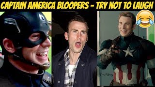 All Captain America Bloopers - Try Not to Laugh Ft. Chris Evans