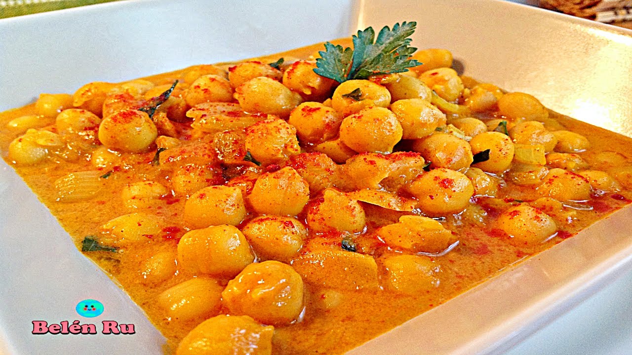 💚 GARBANZOS (CHANA) GARAM MASALA - CURRY de GARBANZOS con LECHE DE COCO - COMIDA INDIA VEGANA