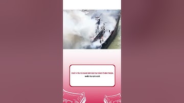 Cháy 4 tàu cá đang neo đậu tại cảng ở Ninh Thuận, nhiều tàu kịp di dời