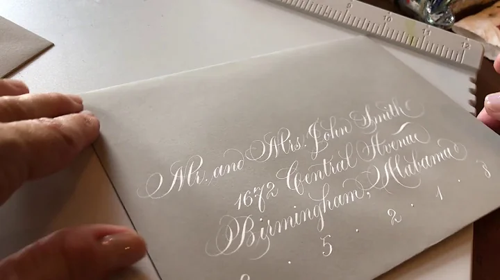 Wedding Envelope Calligraphy - Copperplate & moder...