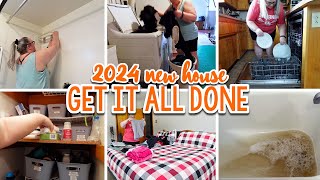 *2024* New House Get It All Done // SAHM Homemaking // Clean With Me