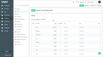 Cin7 Core - Product Management