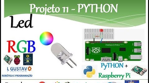 AULA 17 - Projeto 11 -  Led RGB com Python - Livro Raspberry Pi Descomplicado