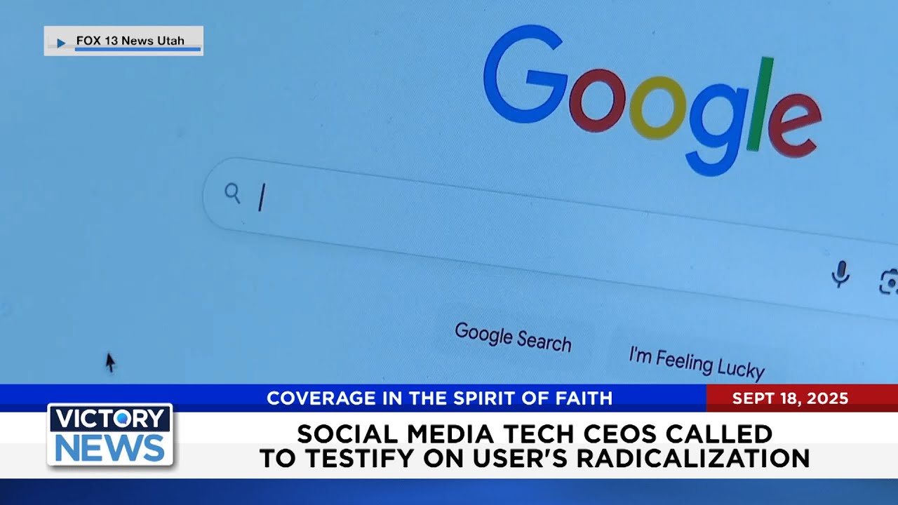 SOCIAL MEDIA TECH CEOS CALLED TO TESTIFY ON USER'S RADICALIZATION
