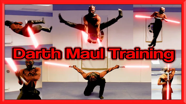 Darth Maul Training in Real Life | Flips & Kicks | Star Wars