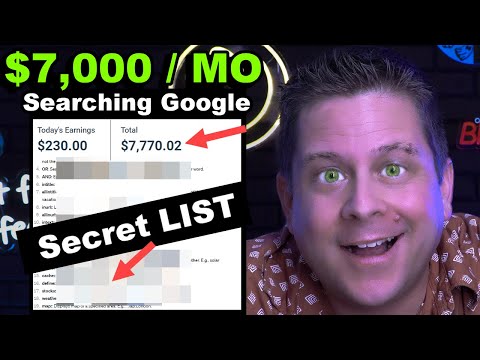 $7,000 Month With THESE Google Search Shortcuts – Make Money Online – I Tried It!
