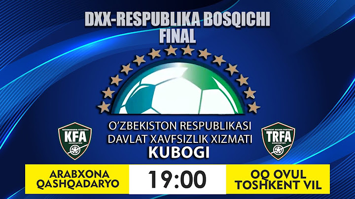 🏆 DXX kubogi. Respublika bosqichi FUTBOL FINAL