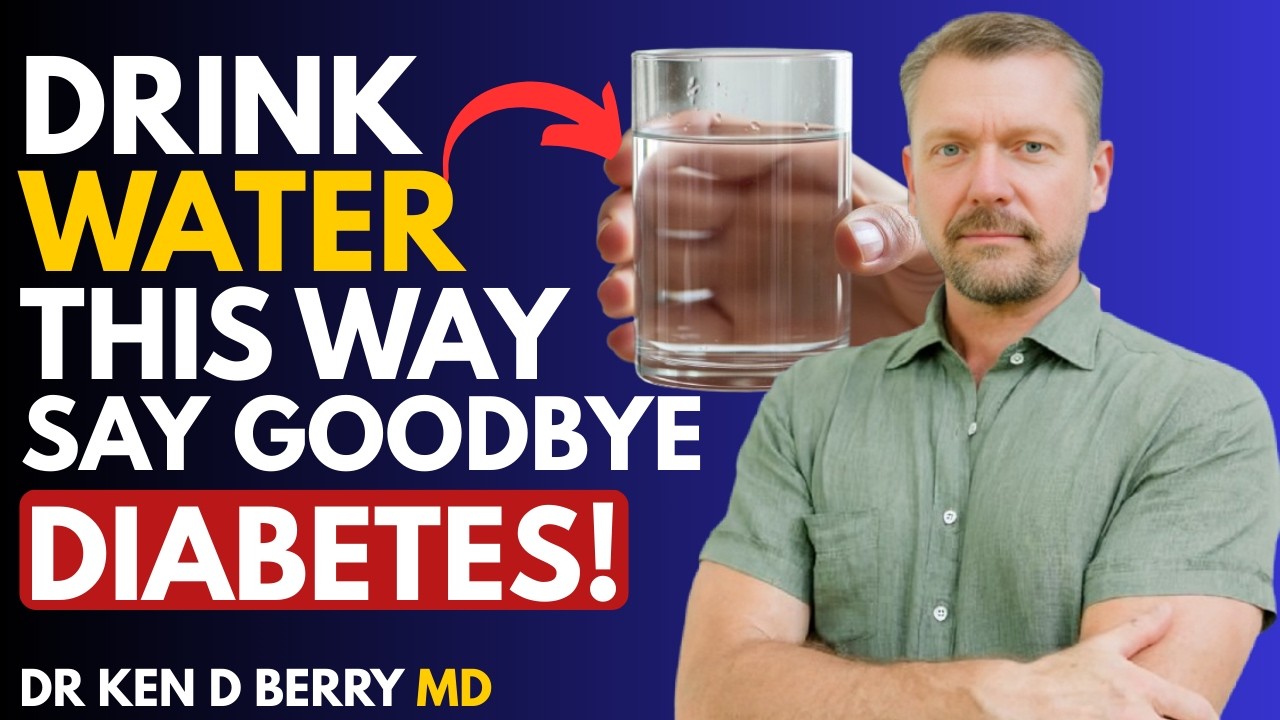 Doctor Explains How Seniors Should Drink Water to Support Blood Sugar and Diabetes | Dr Ken Berry