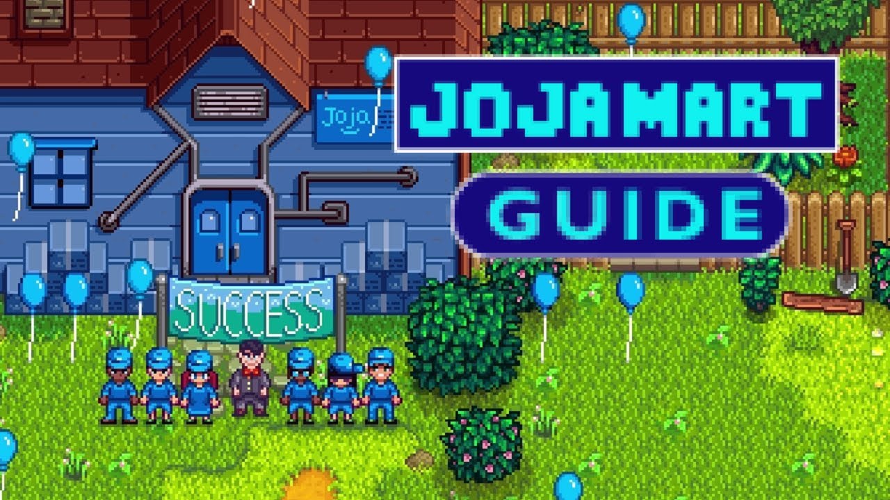 Stardew Valley Joja Mart Guide Youtube