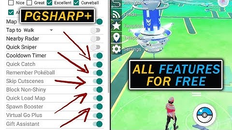 Get PGSharp Standard Features on Free Version | PGSharp Plus