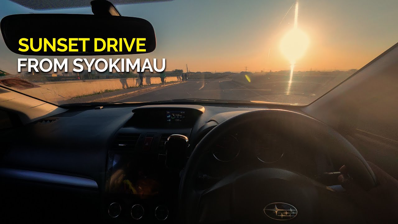 Sunset drive from Syokimau, Mombasa Road
