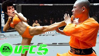 UFC4 Bruce Lee vs Master Kung Fu EA Sports UFC 4  Epic Fight