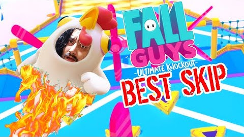 FALL GUYS THE WHIRLYGIG BEST SKIP !!! IS THIS A GLITCH????