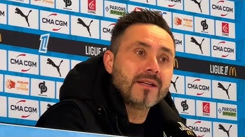 OM ASSE (5-1) : De Zerbi savoure et envoie un message a GOUIRI