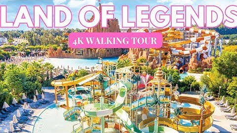 LAND OF LEGENDS THEME PARK 4K WALK JUNE 2025 | ANTALYA TURKEY | YOU HAVE TO VISIT!