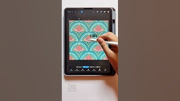 How to make seamless pattern in #procreate #digitalart #tutorial #shorts #art #viralvideo #drawing